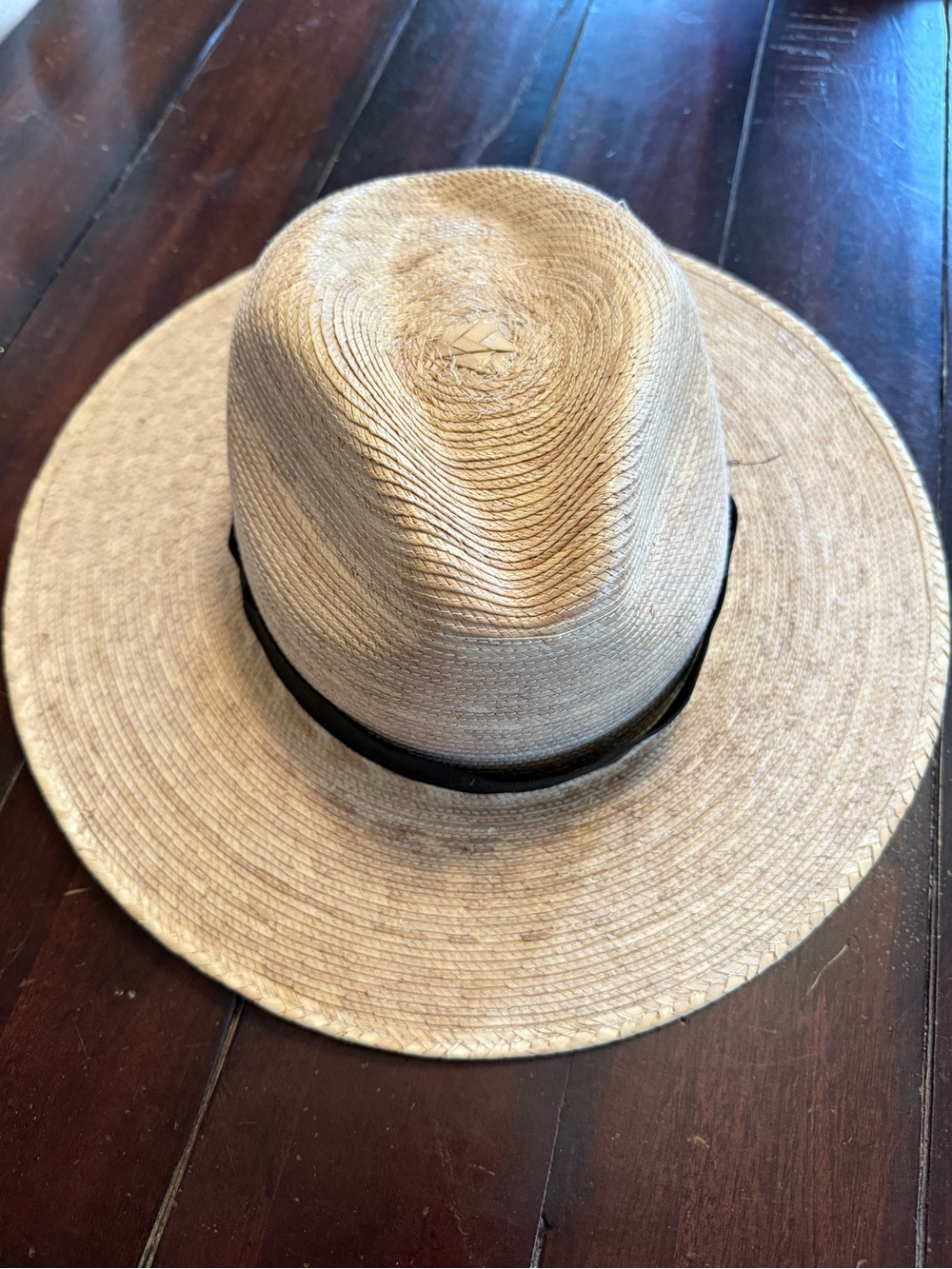 Tula Fedora Palm Straw Sun Hat Western Made in Mexico